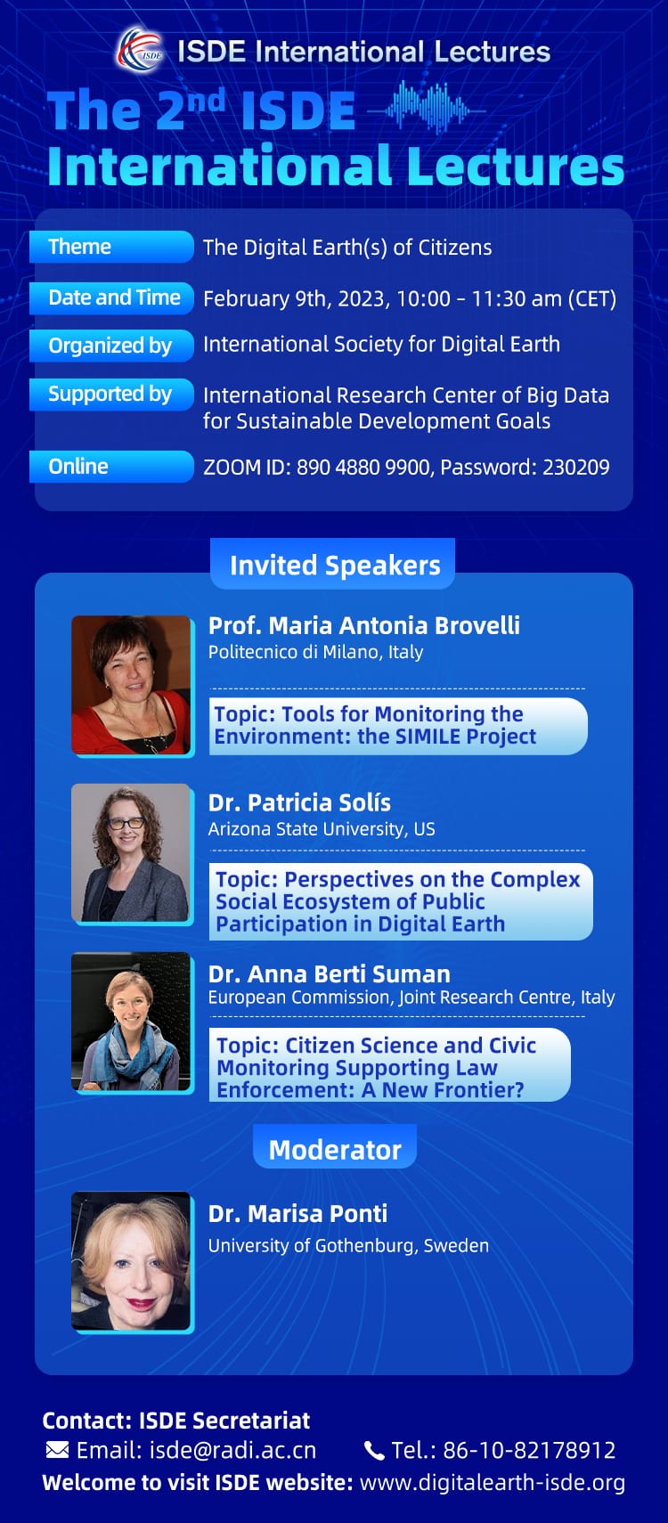 ISDE 2nd International Lectures Program